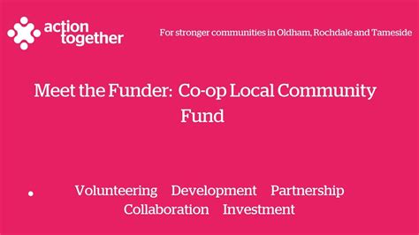 co-op local community fund|Meet the Funder .